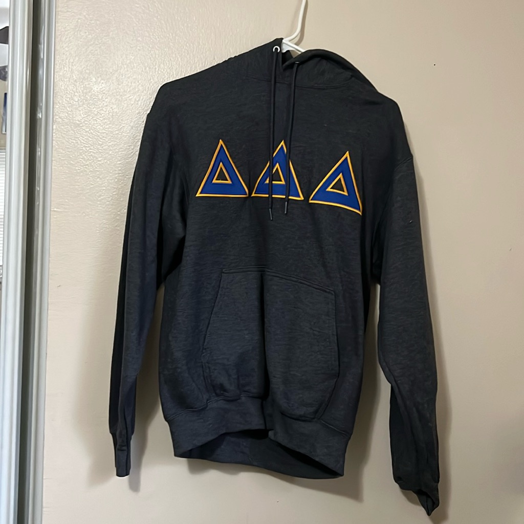 Grey Delta Delta Delta Tridelta Hoodie